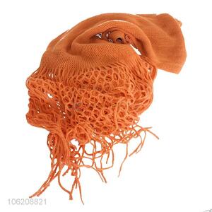 Newly designed women winter thick knitting yarn scarf
