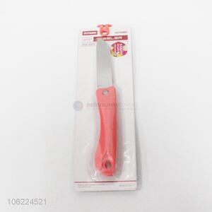Promotional stainless steel fruit knife with pp plastic handle