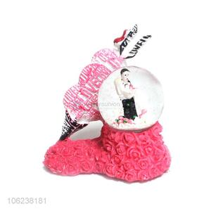 Utility and Durable Girl Gift Resin Ball Crafts with Light