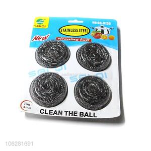 High Quality Kitchen Cleaning Steel Wire Pan Pot Scourer Cleaning Ball