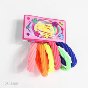 Wholesale high quality candy-colored twisty cotton hair ring