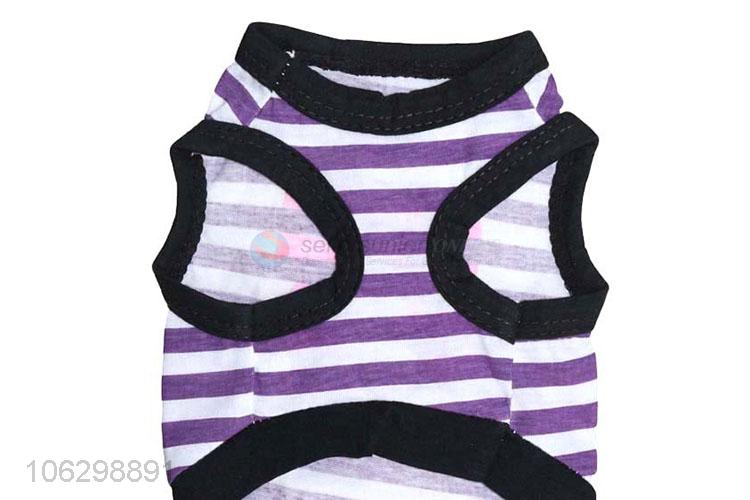 Fashion Stripe Cotton Dog Vest Pet Clothes