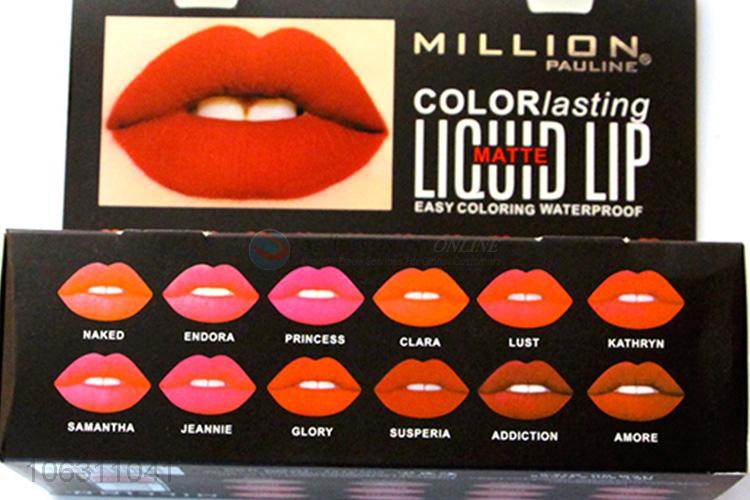 Easy Coloring Waterproof Color Lasting Liquid Lip Gloss