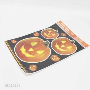 Suitable price Halloween window decor pumpkin sticker
