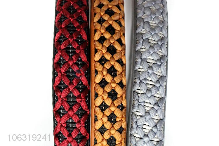 Hot sale pu material car steering wheel cover