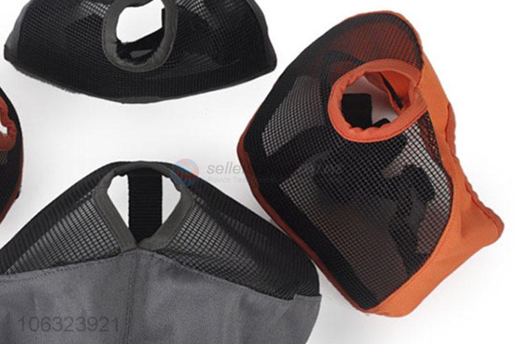 Adjustable Short Snout Dog Muzzles Breathable Anti-Barking Anti-Biting Dog Mouth Mask For Bulldogs