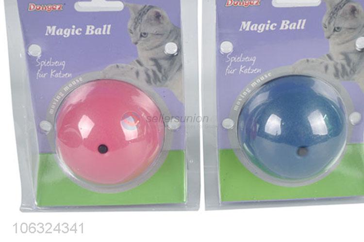 New Product Pet Toys Electric Random Rolling Magic Led Flash Pet Cat Ball
