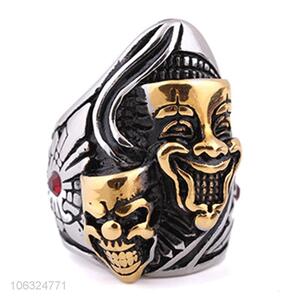 Popular Stylish Mens Skull Rings Big Metal Skull Finger Rings