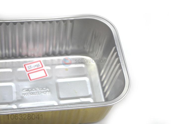 Gold Plated Aluminum Foil Takeaway Container