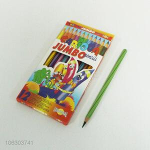 Good Quality 12 Pieces Colour Pencil Jumbo Pencil