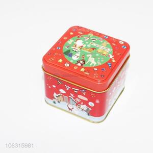 Wholesale iron cans storage box for Christmas