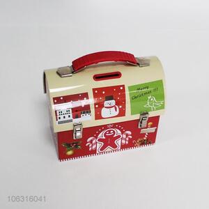 Newly designed Christmas series handbag shape money box