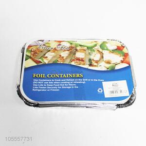 Custom 6 Pieces Foil Containers Barbecue Bowl