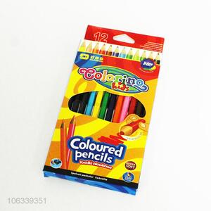 Wholesale 12 Pieces Coloured Pencils Coloring Pencil