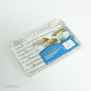 Hot selling 5pcs disposable aluminum foil plate for food packing