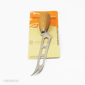 High Sales Stainless Steel Cheese Knife with Wooden Handle