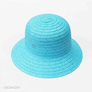 Reasonable price colored straw sun hat for girls