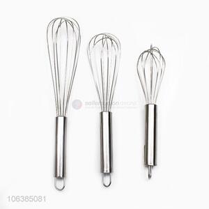 Utility kitchen tools stainless steel egg breaker egg whisk