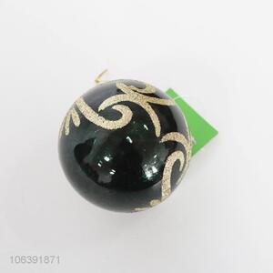 Wholesale price Xmas decoration glitter glass ball