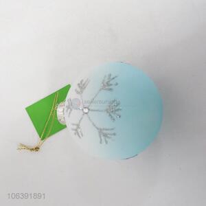 Best price decorative Christmas ball with glitter snowflake