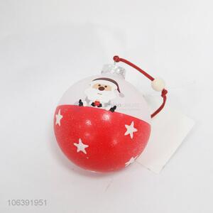 Hot selling cute Santa Claus printed balls Christmas balls