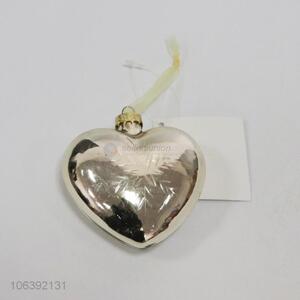 New style Christmas ornaments plastic puffy heart pendant