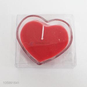 Wholesale unique design heart shaped candle
