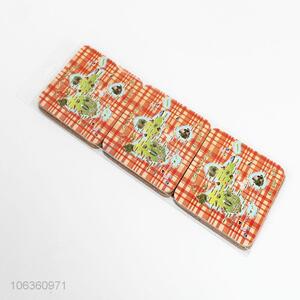 Wholesale 6 Pieces Color Printing Wooden Placemat