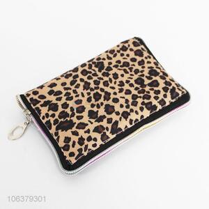 Wholesale fashion leopard printed foldable shopping bag