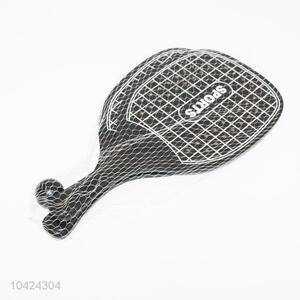 Factory sales double side print logo sports beach ball racket
