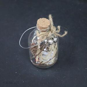 Wholesale Christmas Glass Bottle Pendant for Festival Decorations