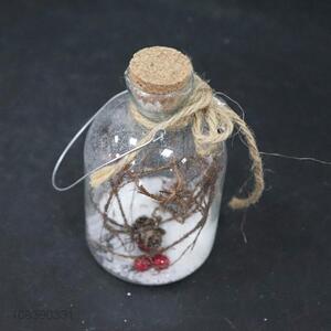 High Sales Christmas Glass Bottle Pendant for Decorations