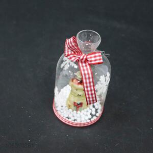 Cheap Price Christmas Glass Bottle Pendant for Decorations