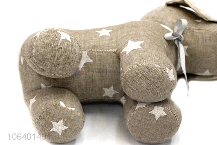 Good Quality Cartoon Dog Shape Cotton Door Stopper