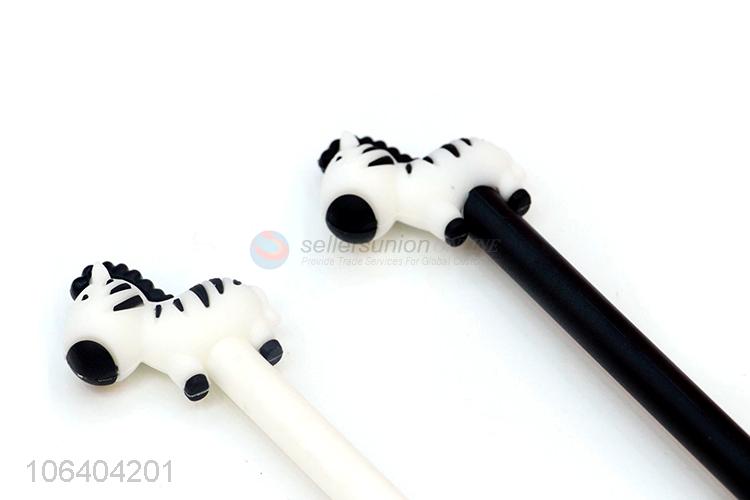 Cute Zebra Shape Gel Ink Pen For School And Office