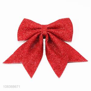 Unique design red Christmas bow decoration Christmas ornaments