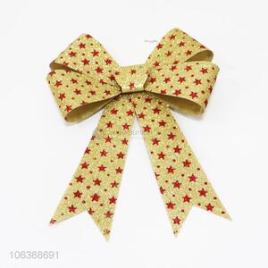Factory sell Christmas bow decoration Christmas ornaments