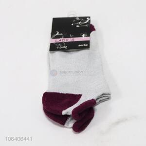 Factory sell fashion boat socks knitted women socks