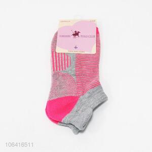 Newly designed women thick polyester ankle socks