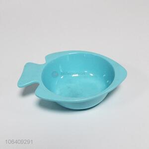 Newly designed fish shaped plastic bowl for kids