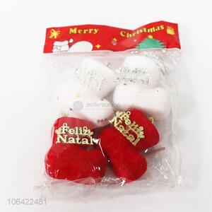 Custom 4 Pieces Christmas Shoes Foam Christmas Decoration