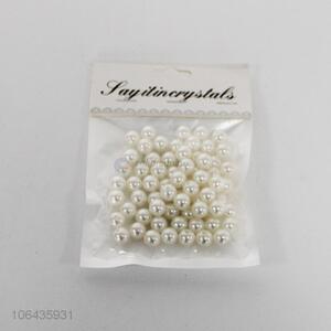 Wholesale faux pearl plastic pearl beads with hole