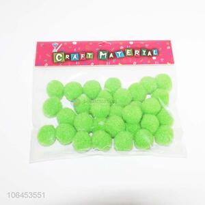 Factory sales garment accessories green hairball