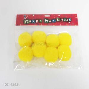 Cheap and good quality garment accessories yellow hairball