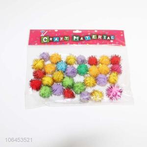 New selling promotion garment accessories colorful hairball
