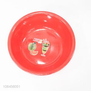 Custom household plastic red washbasin