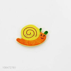 Cartoon Snail Shape Wooden Fridge Magnet