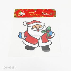 Custom Santa Claus Pattern PVC Window Sticker