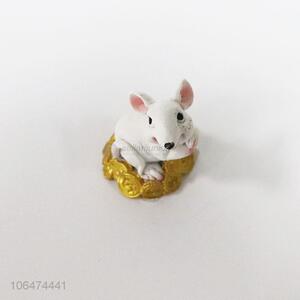 Factory price home decoration mouse shaped resin ornaments