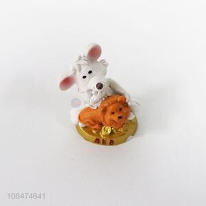 China manufacturer mouse resin ornament resin craft for decoration